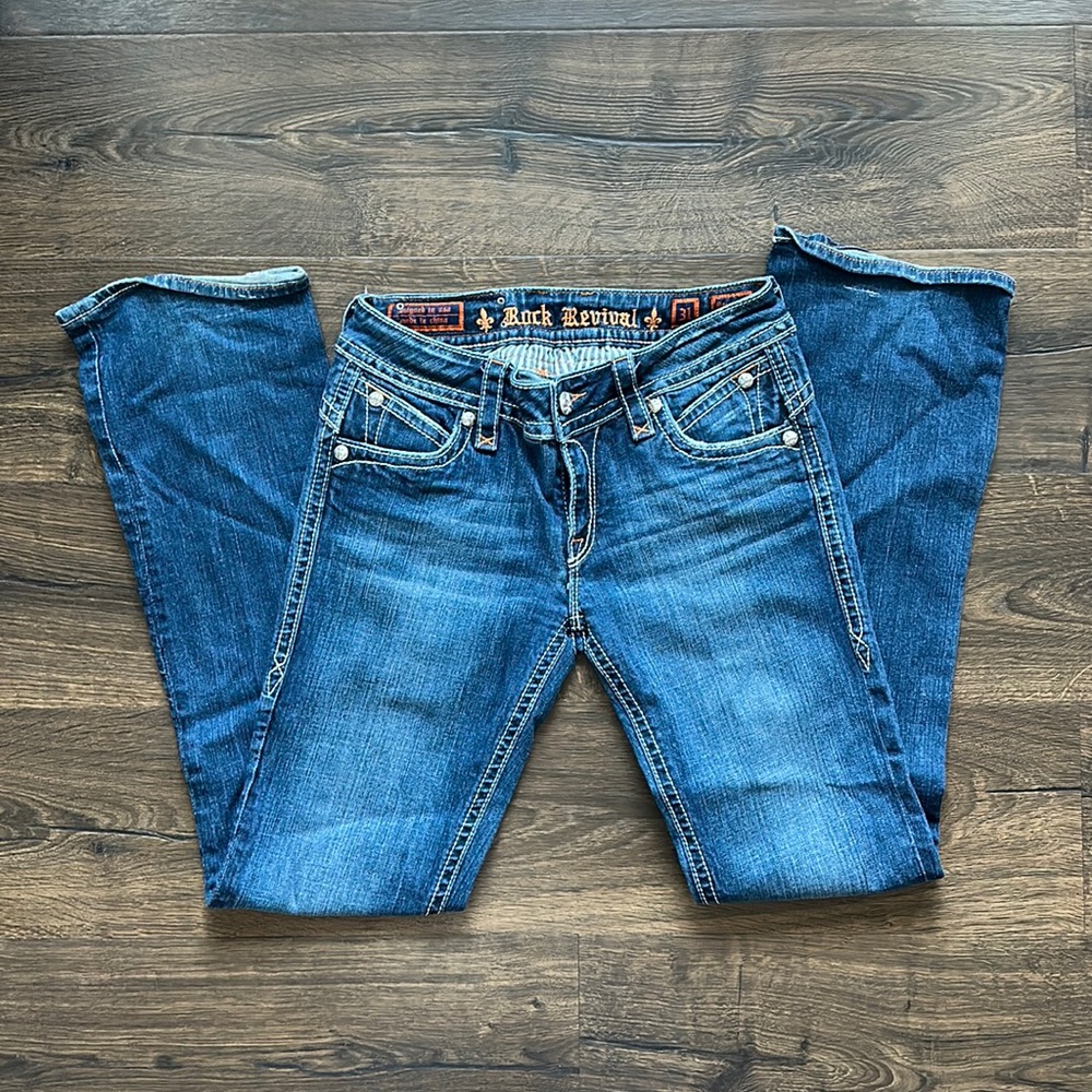 Women’s rock revival Stephanie boot size 31 jeans